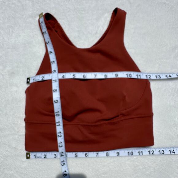 Lululemon Wunder Train Long-Line Bra C/D Cups Dark Terracotta Size 6 NWT $68 - Picture 7 of 14